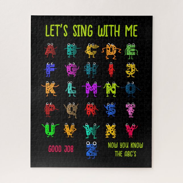 Puzzle Funny ABC's (Vertical)