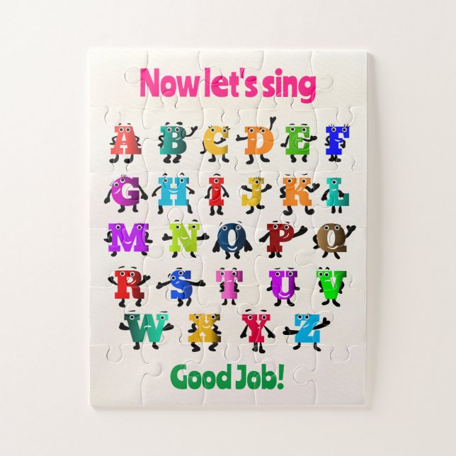 Puzzle Funny ABC's (Vertical)