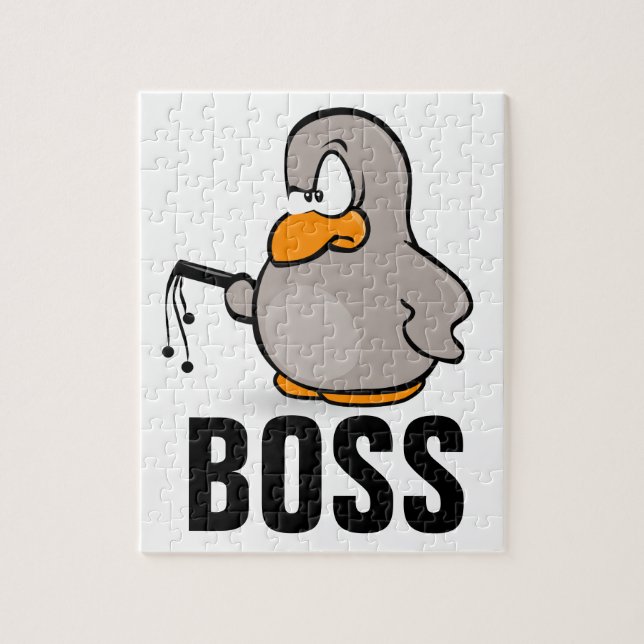 PUZZLE FUNNY BOSS PUZZLE, PENGUIN CON WHING (Vertical)
