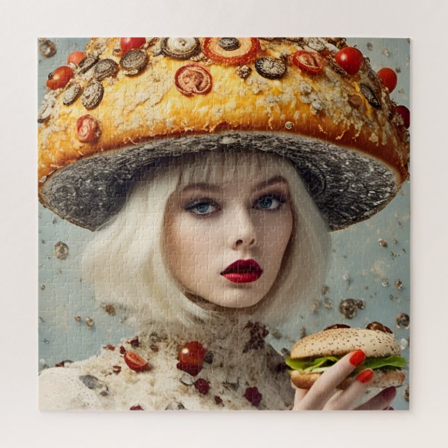 Puzzle Funny Food Person (Vertical)