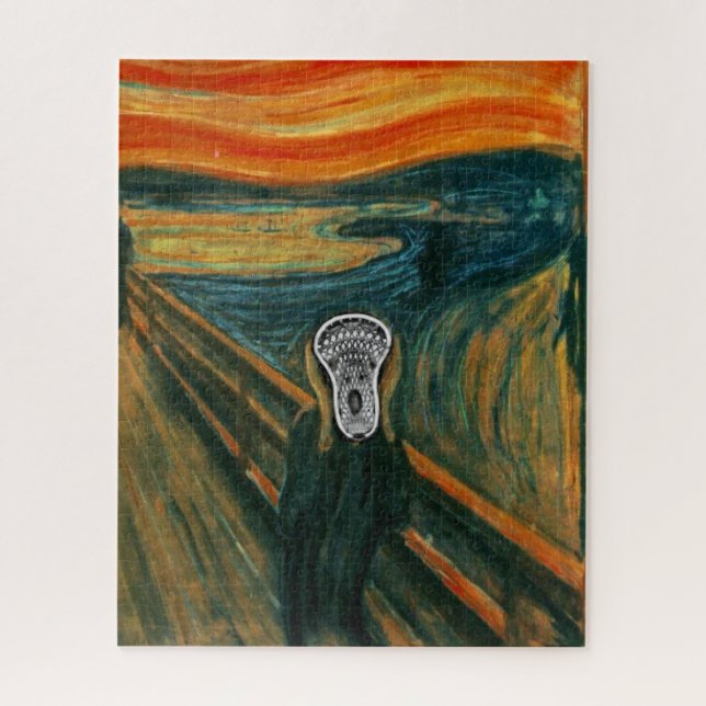 Puzzle Funny Lacrosse Masterpiece (Vertical)