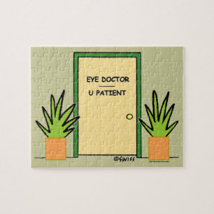 Puzzle Funny Optometrist Office Personalizado Jigsaw Puzz