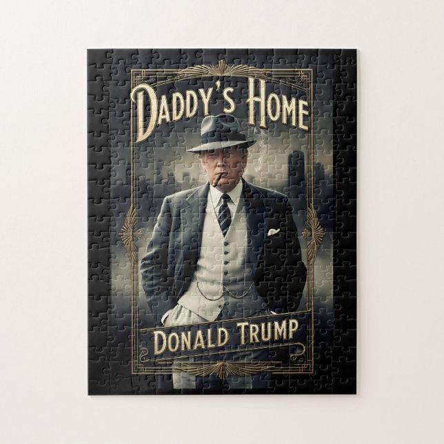 Puzzle Funny Poster de cine de Donald Trump Daddy's en ca (Vertical)