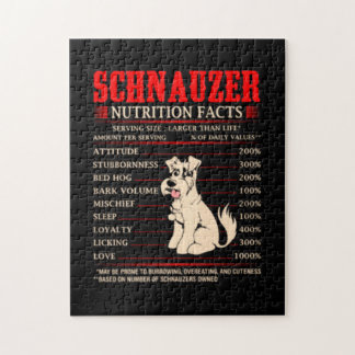 Puzzle Funny Schnauzer | Hechos de Schnauzer Butrition