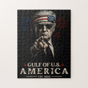Puzzle Funny Trump Golfo De Estados Unidos 2025 4 De Juli