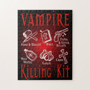 Puzzle Funny Vampire Killing Kit