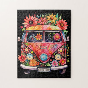 Puzzle Furgoneta hippie
