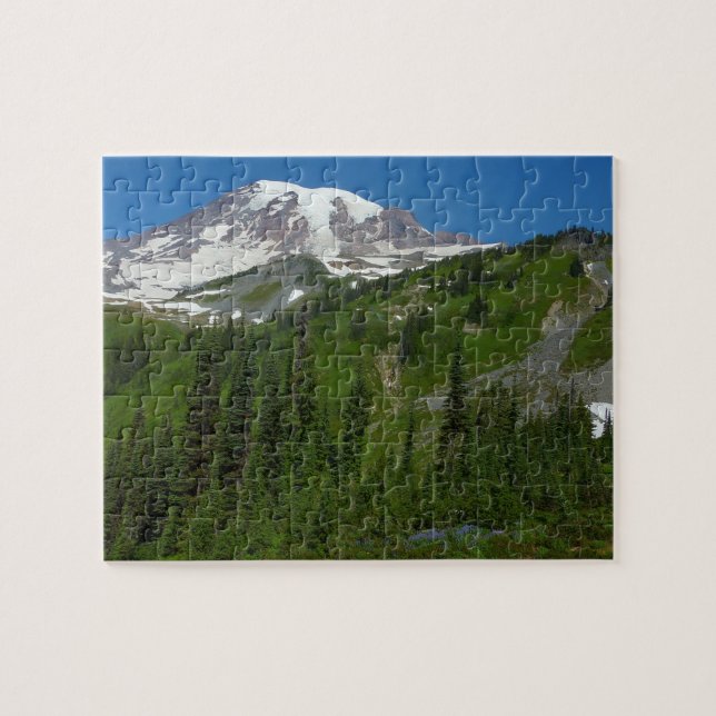 Puzzle Fusión glacial en Mount Rainier (Horizontal)