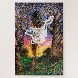 Puzzle Fusión - Pintura de acuarela - Elija su tamaño