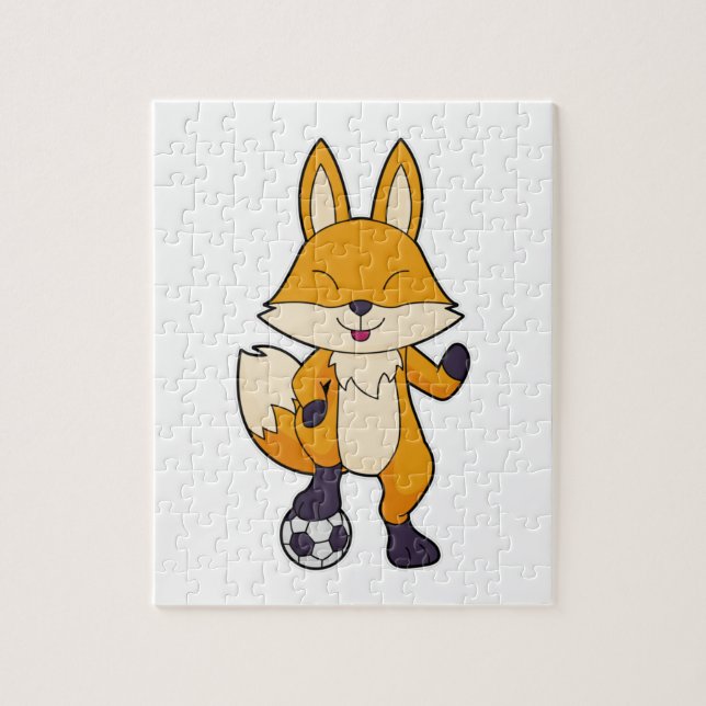 Puzzle Futbolista de fútbol de Fox (Vertical)
