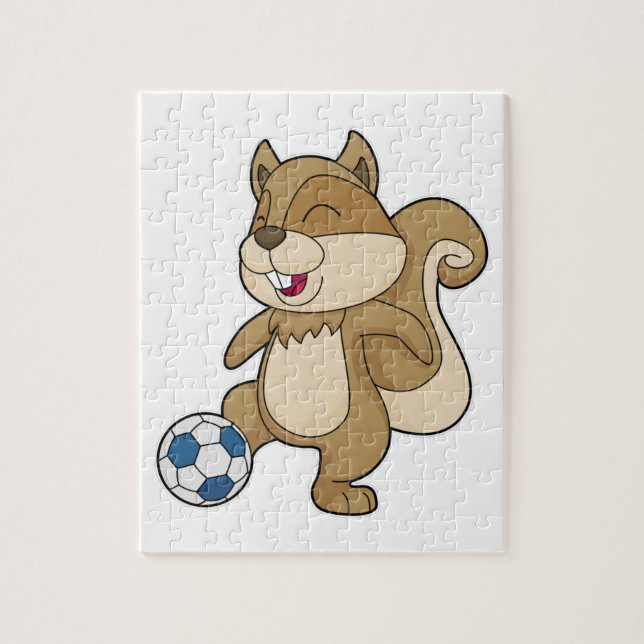 Puzzle Futbolista de la ardilla (Vertical)