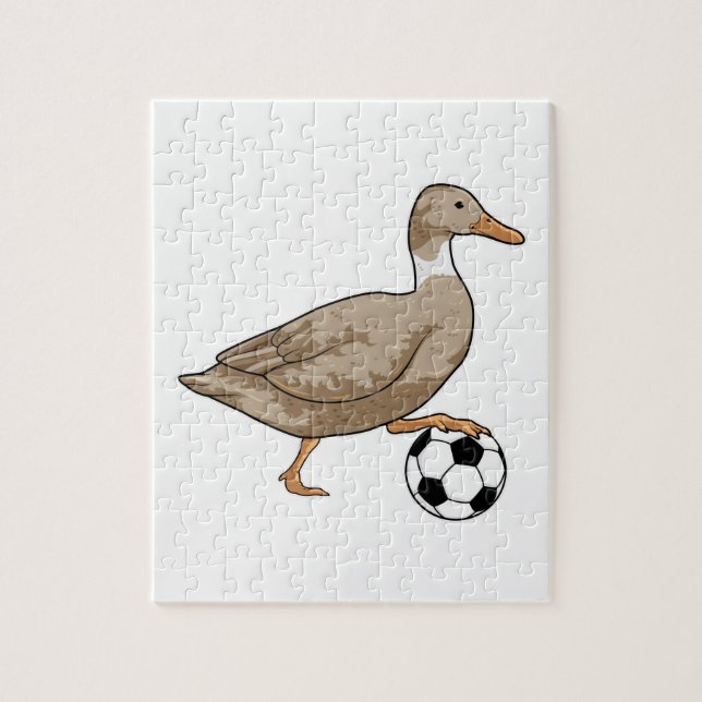 Puzzle Futbolista del Duck Soccer (Vertical)