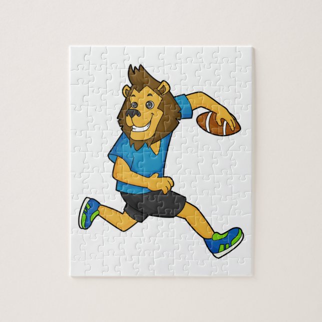 Puzzle Futbolista del Leon Rugby (Vertical)
