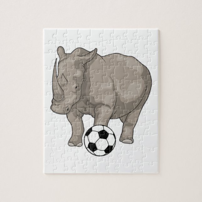Puzzle Futbolista del Rhino Soccer (Vertical)