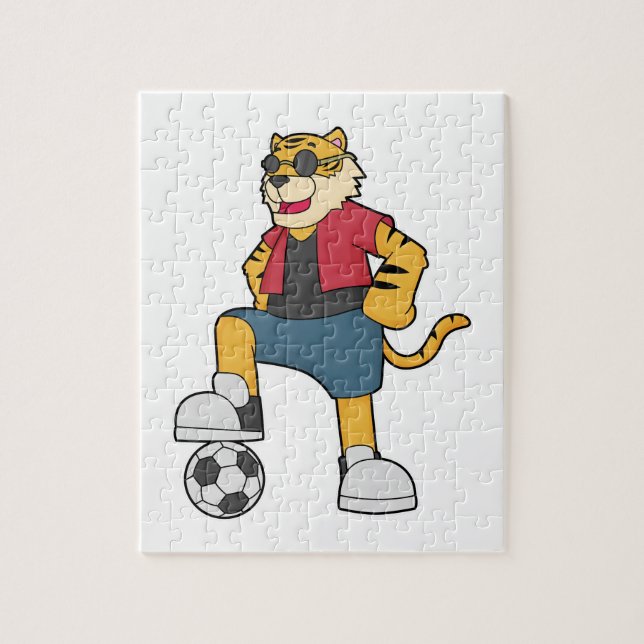 Puzzle Futbolista del Tiger Soccer (Vertical)