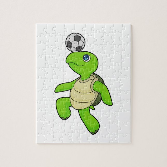 Puzzle Futbolista del Turtle Soccer (Vertical)