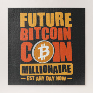 Puzzle Futuro BITCOIN Coin Millionaire, Eid en cualquier 