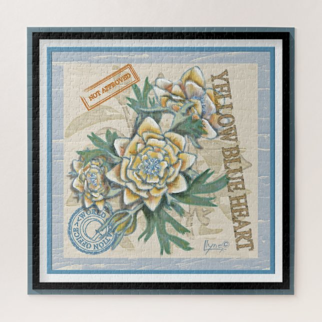 Puzzle G Creación Oficina de la flor amarilla (Vertical)