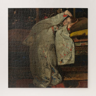 Puzzle G.H. Breitner, Chica en un Kimono Blanco - Bella A