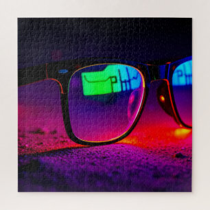 Puzzle Gafas Coloridas