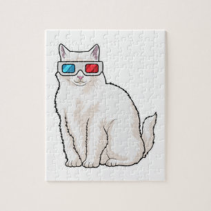 Puzzle Gafas de gato