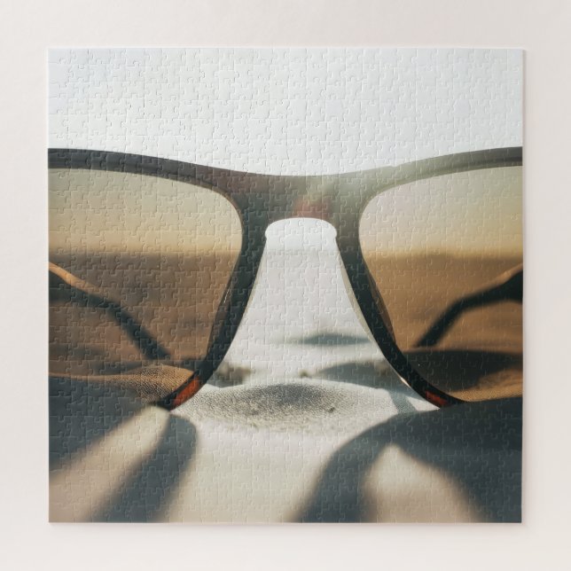 Puzzle Gafas de sol en arena (Vertical)