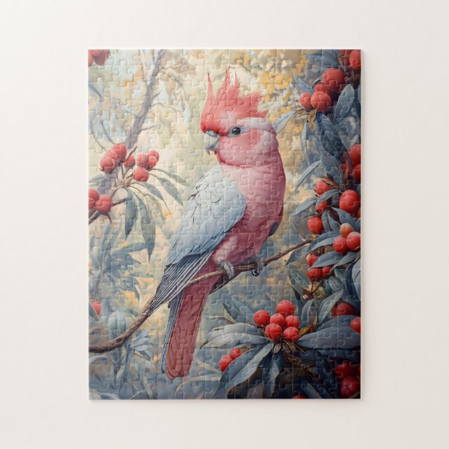 Puzzle Galah Cockatoo (Vertical)