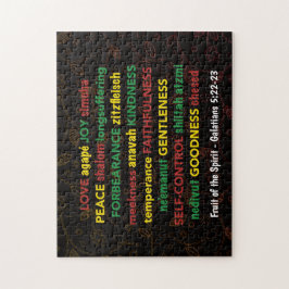 Puzzle GALATIANOS 5:22-23 Fruta del espíritu cristiano