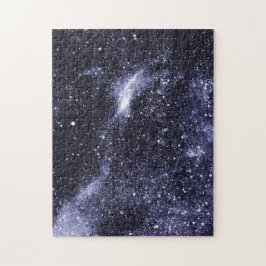 Puzzle Galaxia abstracta violeta morada