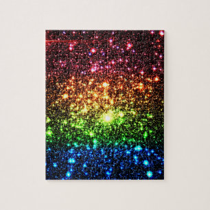 Puzzle Galaxia arco iris