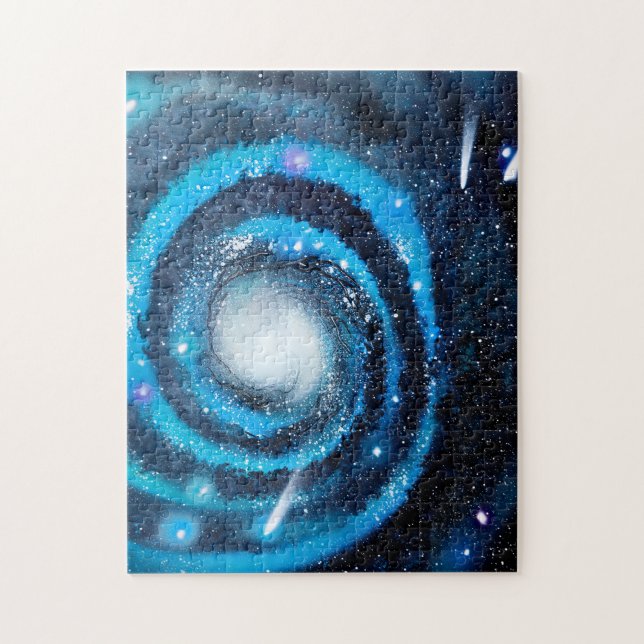 Puzzle Galaxia Azul (Vertical)
