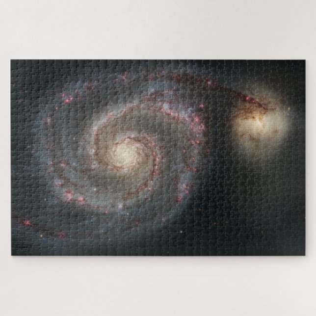 Puzzle Galaxia con remolinos (espacio) (universo) (Messie (Horizontal)