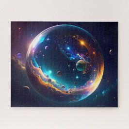 Puzzle Galaxia de burbujas cósmicas arte de fantasía