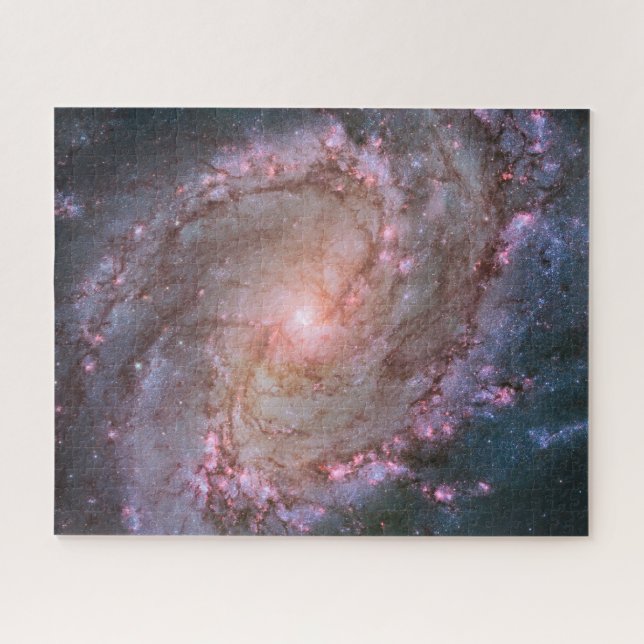 Puzzle Galaxia Espiral Barrada Messier 83. (Horizontal)