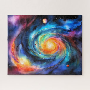 Puzzle Galaxia Espiral Colorida Espacio Exterior