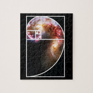 Puzzle Galaxia espiral de Fibonacci