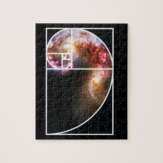 Puzzle Galaxia espiral de Fibonacci (Vertical)