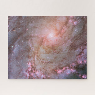 Puzzle Galaxia espiral M83, Ablaze Con Formación Estrella