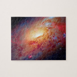 Puzzle Galaxia espiral Messier M106 Foto del espacio exte