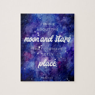 Puzzle Galaxia Galaxy Estrellas de color salmón cristiano
