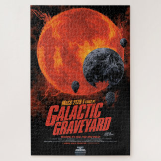 Puzzle Galaxia Halloween de Halloween en el cementerio es
