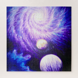 Puzzle Galaxia y planetas