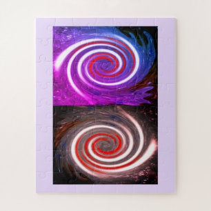 Puzzle Galaxias gemelas
