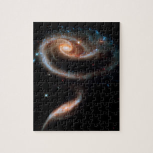 Puzzle Galaxias Rosa Arp 273 Foto del Espacio Exterior Hu