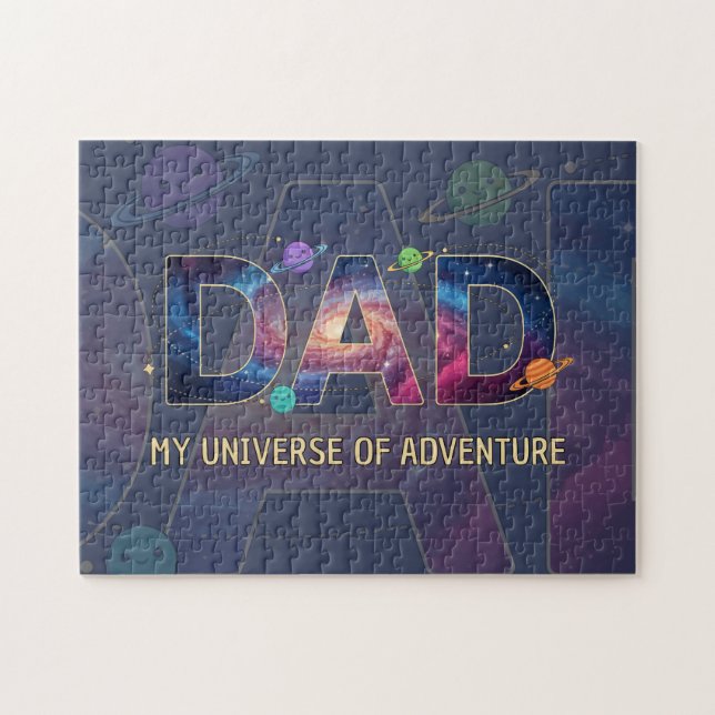 Puzzle Galaxy Dad Universe Adventure (Horizontal)