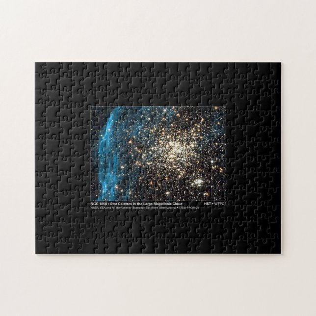Puzzle Galaxy NGC 1850 Star Clusters Nube Magallánica (Horizontal)