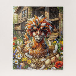 Puzzle Galería caprichosa de naranja y blanco Coop de gal