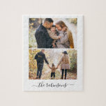 Puzzle Galería de 2 fotos personalizadas<br><div class="desc">Galería de 2 Diseño de fotos personalizadas. Usa tus fotos favoritas para hacer un lindo keepsake por ti mismo o un regalo especial para un amigo o miembro de tu familia.</div>