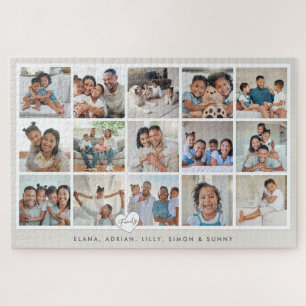 Puzzle Galería de Colage de Fotos Multiple Personalizada 