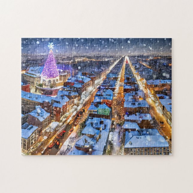 Puzzle Galería de navidades Foto de arte Rompe la ciudad  (Horizontal)